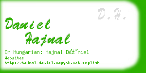 daniel hajnal business card